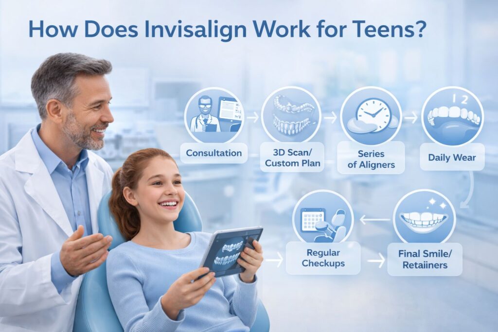 how does invisalign work for teens