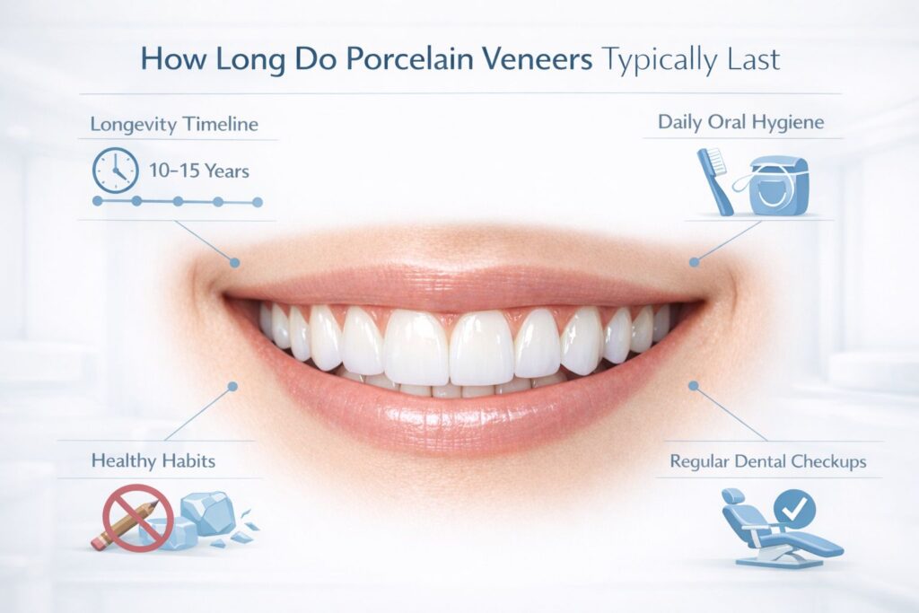 how long do porcelain veneers typically last