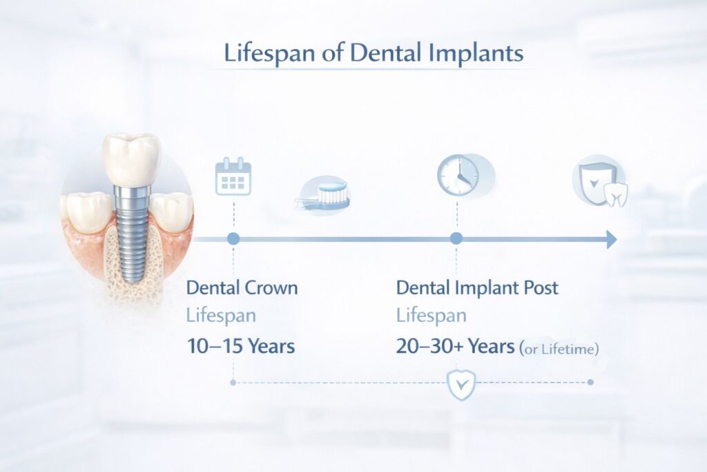 lifespan of dental implants