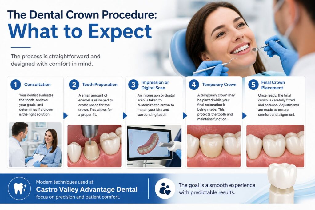 dental crown procedure