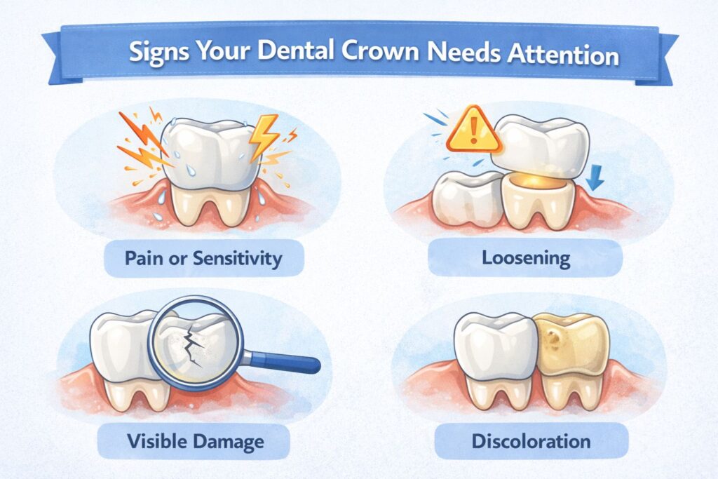signs your dental crowns need attention